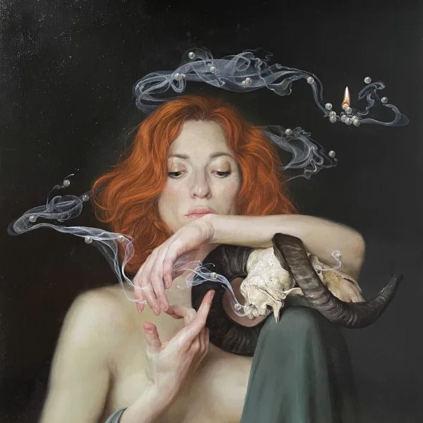 FIRST SPARK, 50x60cm, 2021 (SOLD)